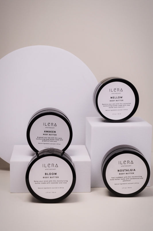 New Release- 4 Pack Travel Butter- $40 value - ILERA Apothecary 